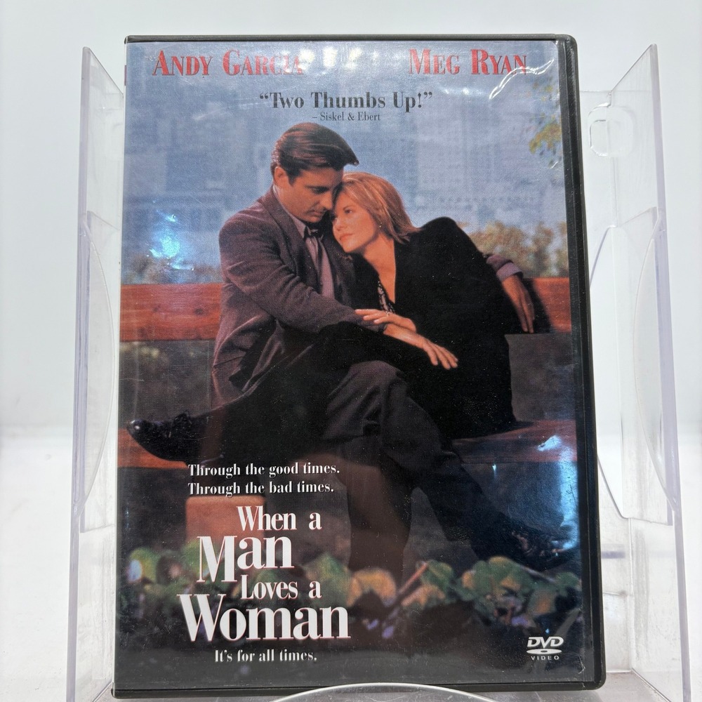 When a Man Loves a Woman DVD Andy Garcia Meg Ryan 1994 Romantic Drama Movie